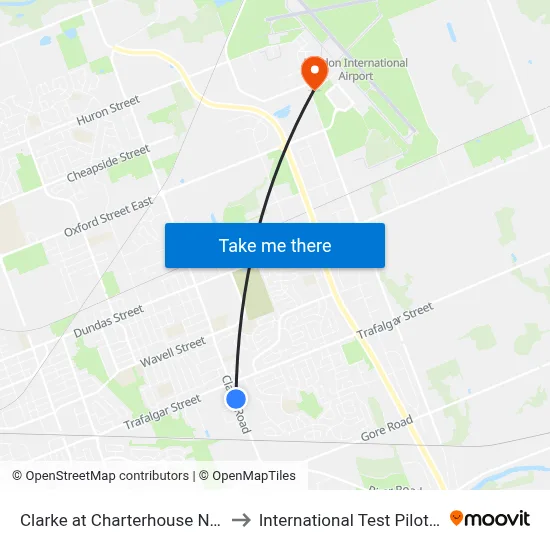 Clarke at Charterhouse Nb - #395 to International Test Pilot School map