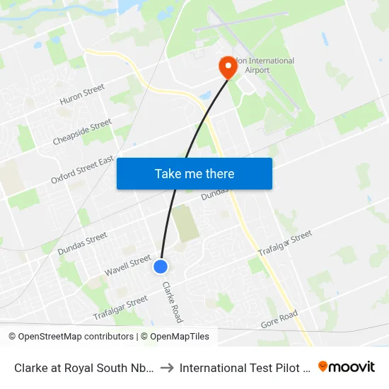 Clarke at Royal South Nb - #412 to International Test Pilot School map