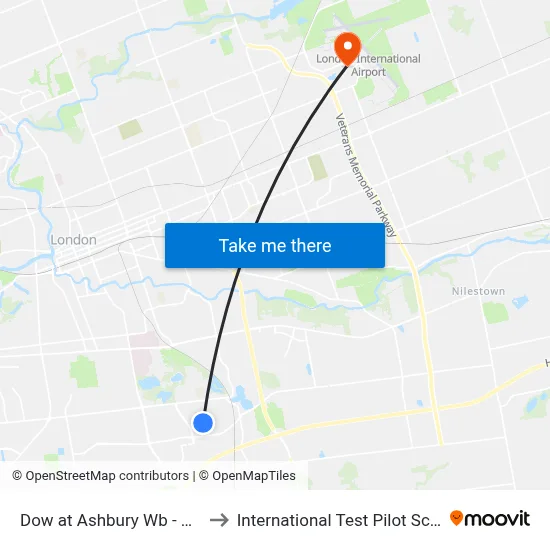 Dow at Ashbury Wb - #529 to International Test Pilot School map