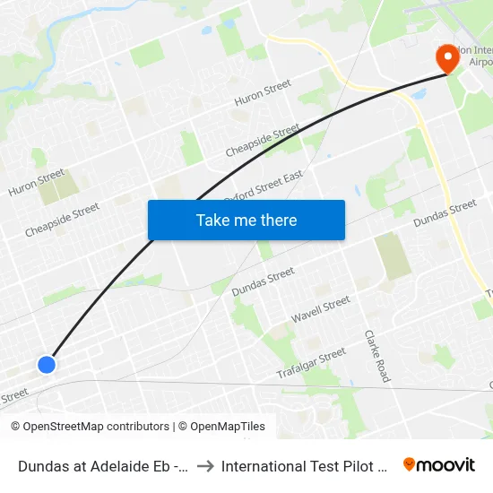 Dundas at Adelaide Eb - #537 to International Test Pilot School map