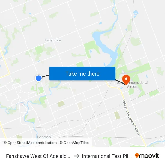 Fanshawe West Of Adelaide Wb - #684 to International Test Pilot School map
