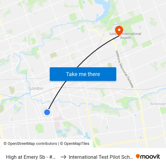 High at Emery Sb - #934 to International Test Pilot School map