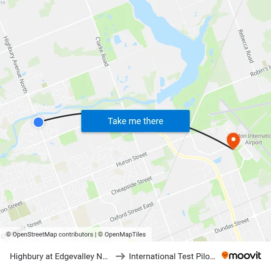 Highbury at Edgevalley Nb - #2969 to International Test Pilot School map