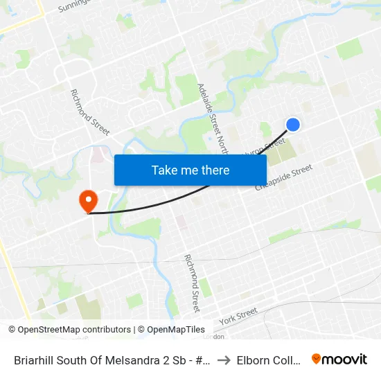 Briarhill South Of Melsandra 2 Sb - #2601 to Elborn College map