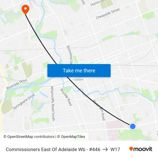 Commissioners East Of Adelaide Wb - #446 to W17 map