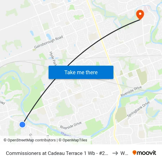 Commissioners at Cadeau Terrace 1 Wb - #2531 to W17 map