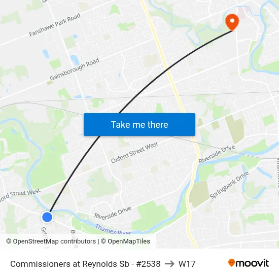 Commissioners at Reynolds Sb - #2538 to W17 map