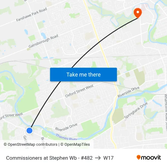 Commissioners at Stephen Wb - #482 to W17 map