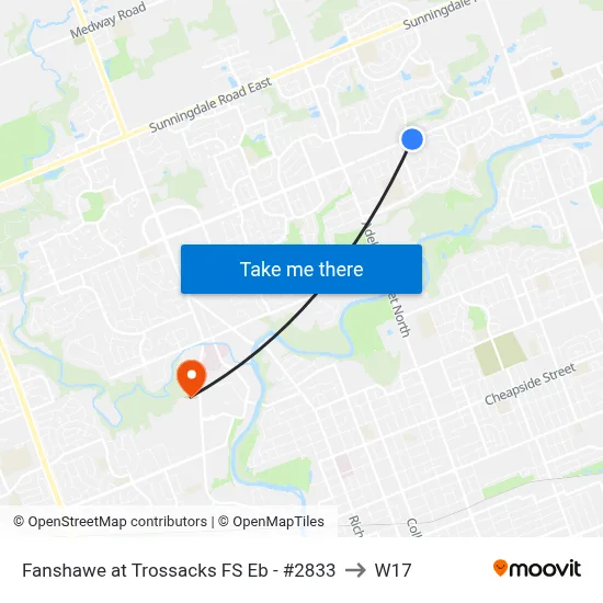 Fanshawe at Trossacks FS Eb - #2833 to W17 map