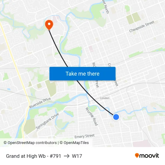 Grand at High Wb - #791 to W17 map