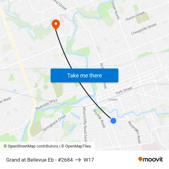 Grand at Bellevue Eb - #2684 to W17 map