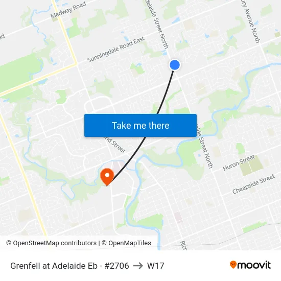 Grenfell at Adelaide Eb - #2706 to W17 map