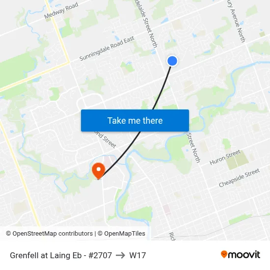 Grenfell at Laing Eb - #2707 to W17 map