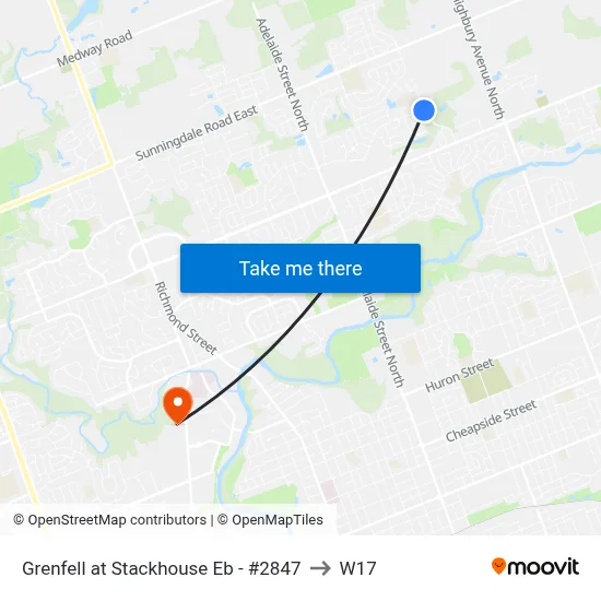 Grenfell at Stackhouse Eb - #2847 to W17 map