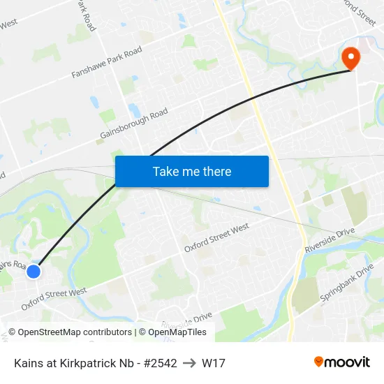 Kains at Kirkpatrick Nb - #2542 to W17 map