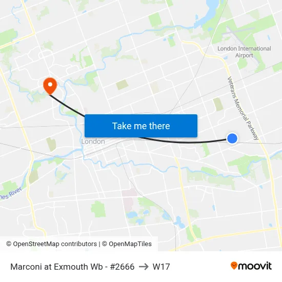 Marconi at Exmouth Wb - #2666 to W17 map