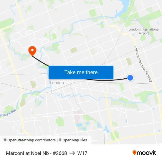 Marconi at Noel Nb - #2668 to W17 map