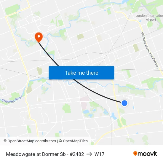 Meadowgate at Dormer Sb - #2482 to W17 map