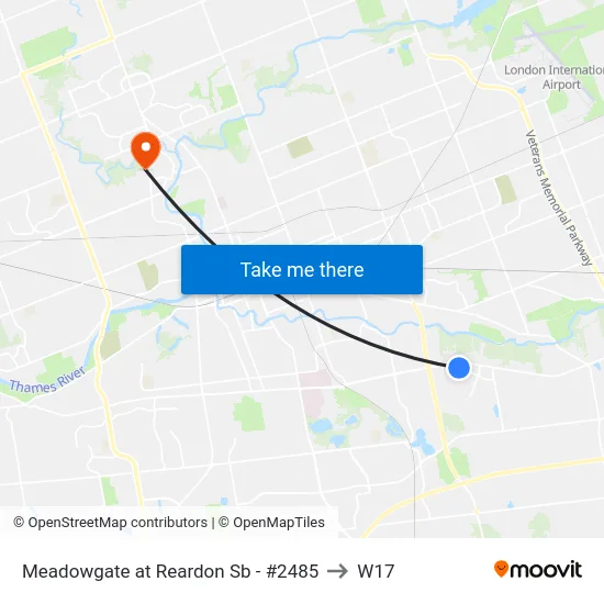 Meadowgate at Reardon Sb - #2485 to W17 map