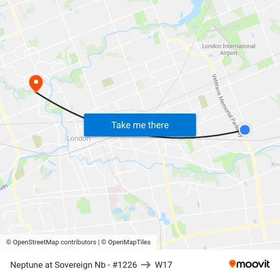 Neptune at Sovereign Nb - #1226 to W17 map