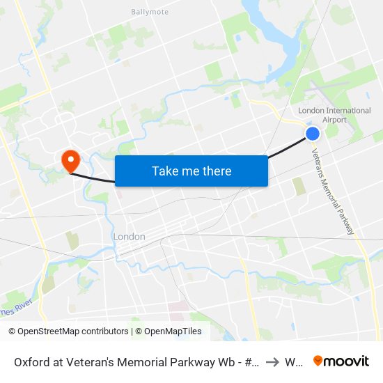Oxford at Veteran's Memorial Parkway Wb - #2745 to W17 map