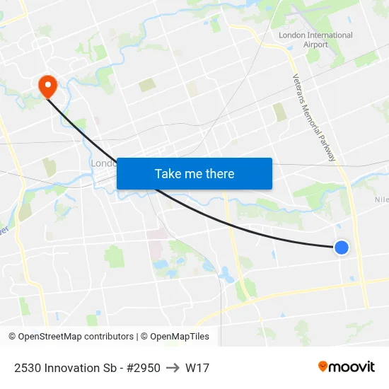 2530 Innovation Sb - #2950 to W17 map