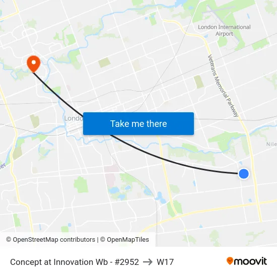 Concept at Innovation Wb - #2952 to W17 map