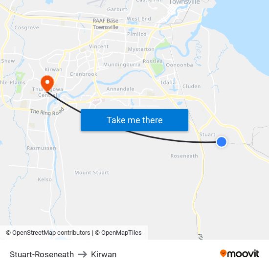 Stuart-Roseneath to Kirwan map