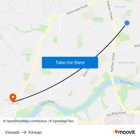 Vincent to Kirwan map