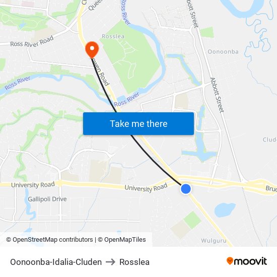 Oonoonba-Idalia-Cluden to Rosslea map