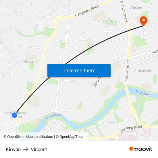 Kirwan to Vincent map