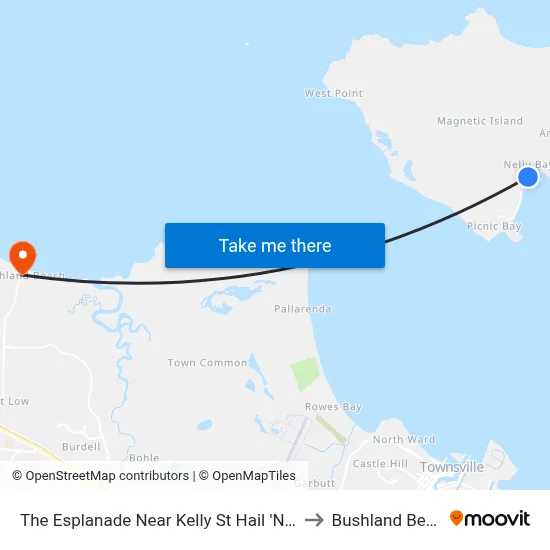 The Esplanade Near Kelly St Hail 'N' Ride to Bushland Beach map