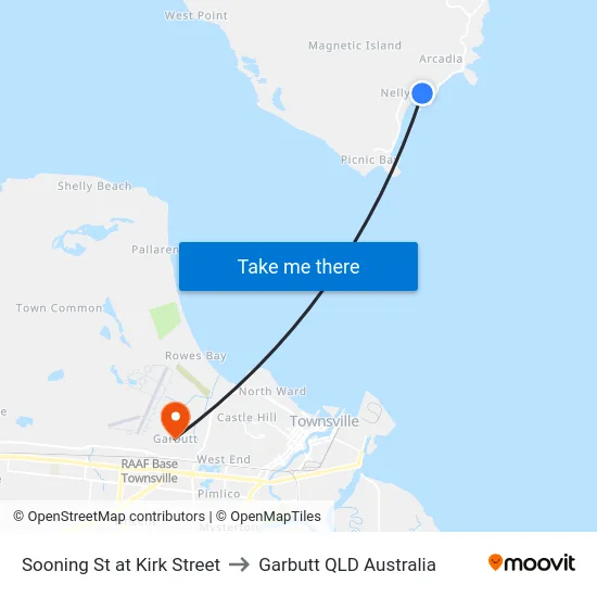 Sooning St at Kirk Street to Garbutt QLD Australia map