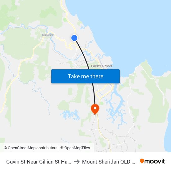 Gavin St Near Gillian St Hail 'N' Ride to Mount Sheridan QLD Australia map