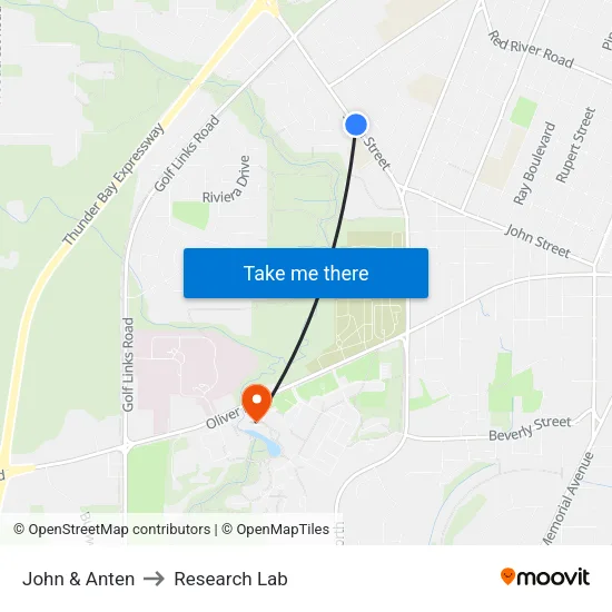 John & Anten to Research Lab map