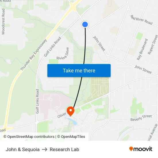 John & Sequoia to Research Lab map