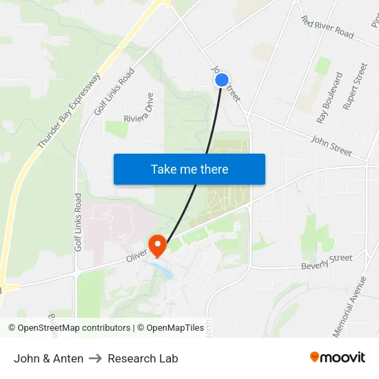 John & Anten to Research Lab map
