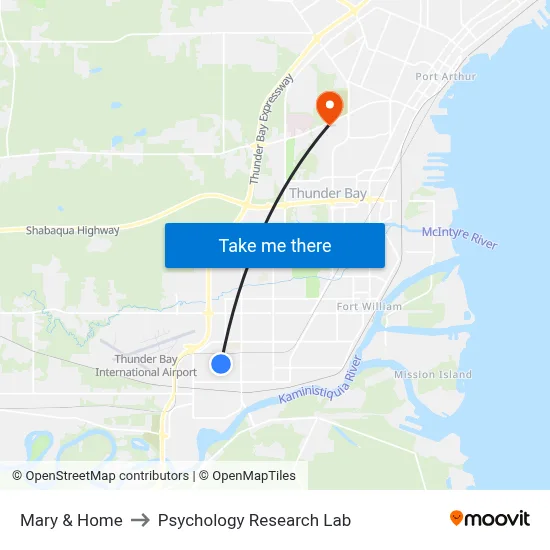 Mary & Home to Psychology Research Lab map