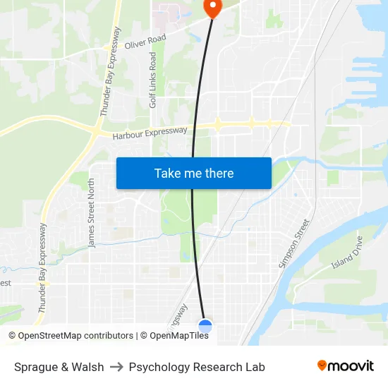 Sprague & Walsh to Psychology Research Lab map