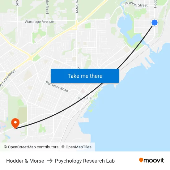 Hodder & Morse to Psychology Research Lab map