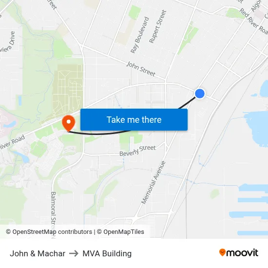 John & Machar to MVA Building map