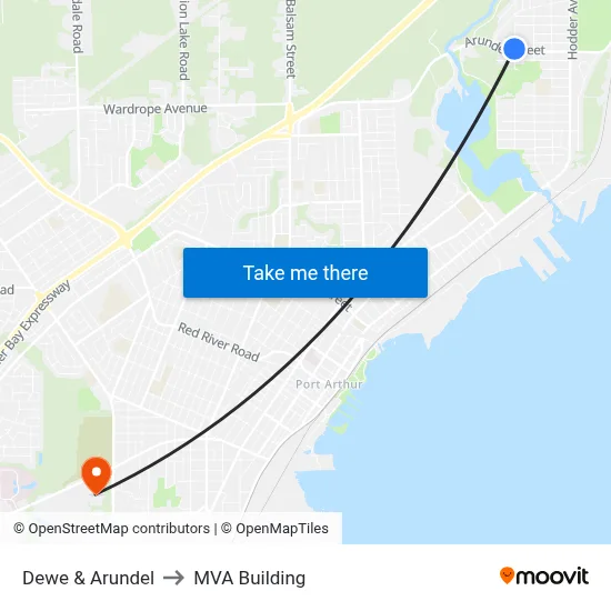 Dewe & Arundel to MVA Building map