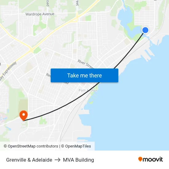 Grenville & Adelaide to MVA Building map