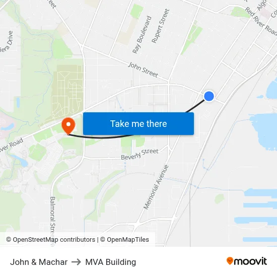 John & Machar to MVA Building map