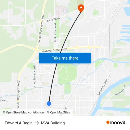 Edward & Begin to MVA Building map