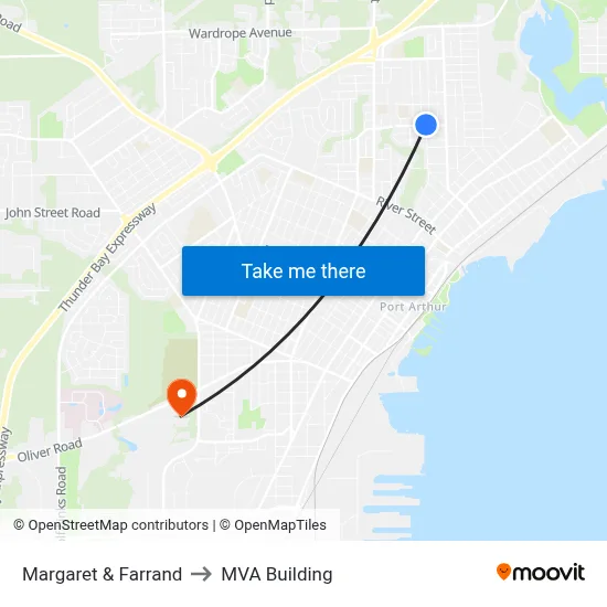 Margaret & Farrand to MVA Building map