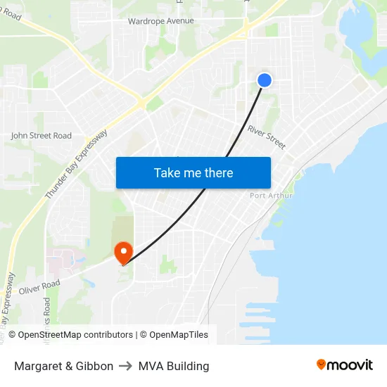 Margaret & Gibbon to MVA Building map