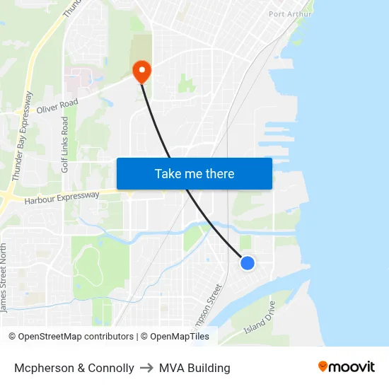 Mcpherson & Connolly to MVA Building map