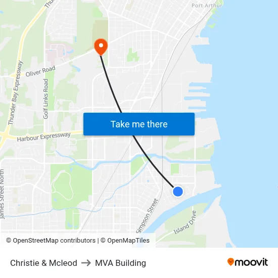 Christie & Mcleod to MVA Building map