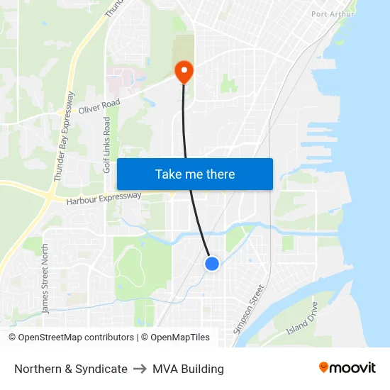 Northern & Syndicate to MVA Building map